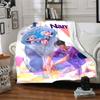 Custom Name Fantasy Character Collage Party Blanket For Couch Bed Plush Cozy Fuzzy Blanket Super Soft Warm Blankets For Fall And Winter 0916210