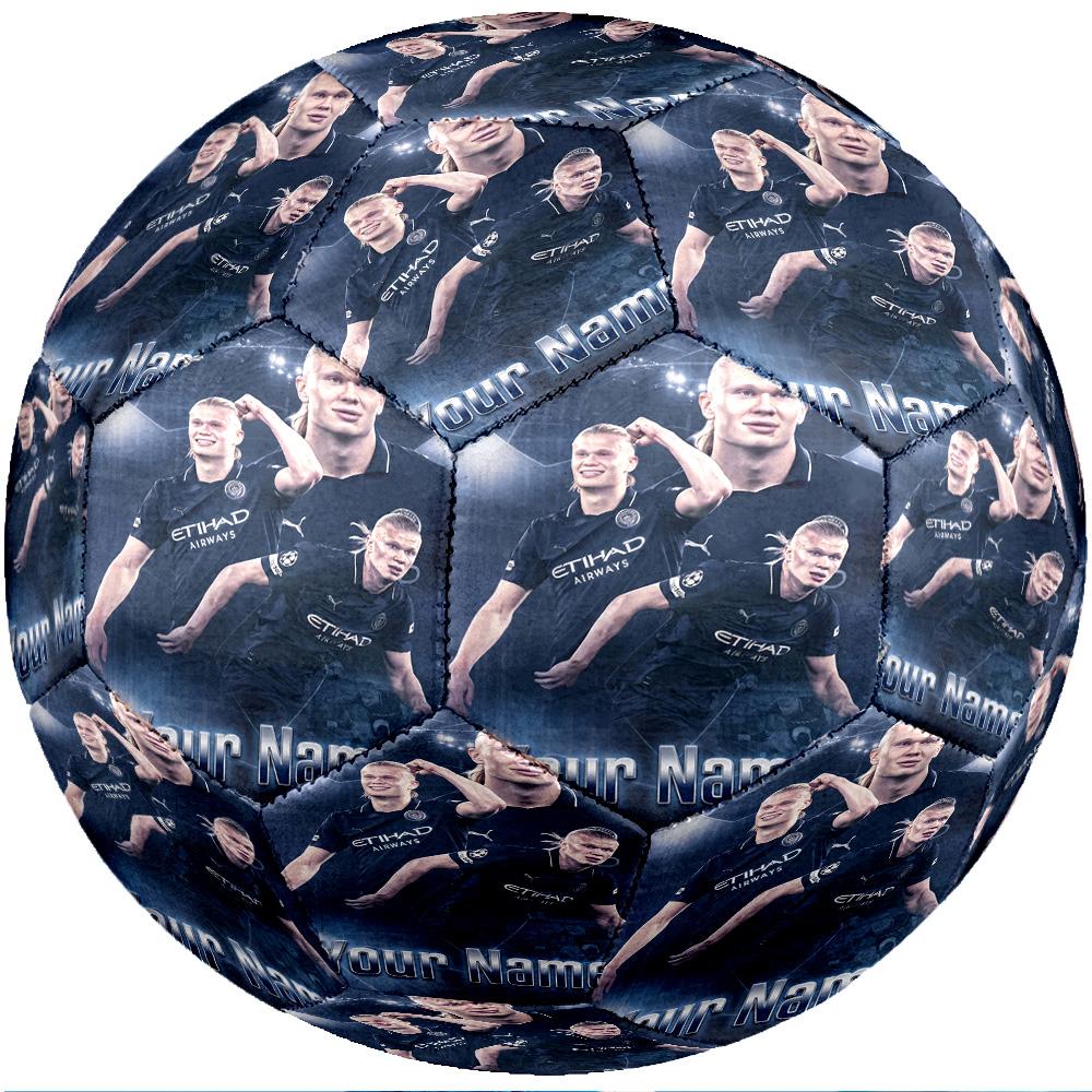 Erling Haaland Fashion Size 5 Football Wearproof Non‑Slip Soccer Ball For Sports Training Entertainment Use