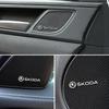 AGTQ2 4pcs Car Inner Speaker Decals Audio Sound Badge Stereo Sticker For Skoda Logo Fabia Superb Kamiq Kodiak Yeti Octavia Karoq RS