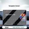 For polestar 4 2024 GPS Navigation Dashboard Rear Air Conditioning Tempered Glass Screen Anti-scratch Protector Film Accessories