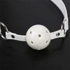 45mm White PU Leather Breathable Ball Gag Mouth Restraint  Erotic Sexy Cosplay Flirting Sex Toys For Couples Adult Games