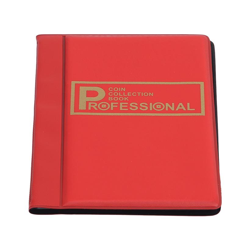 480/120 Книга для хранения монет, коллекция памятных монет, альбом, держатели для коллекции, папка-держатель для многоцветных пустых монет
