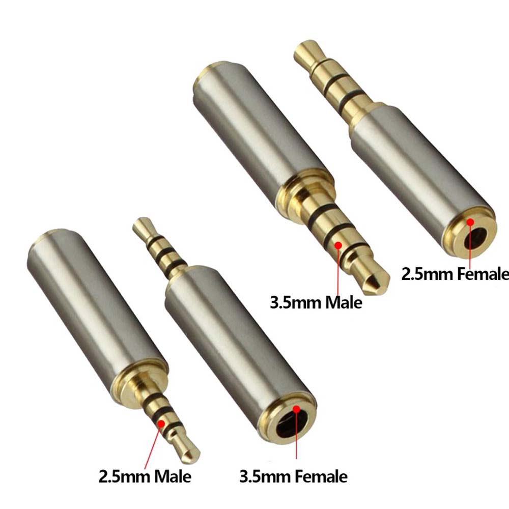 3.5mm to 2.5mm Male to Female Converter Earphone Amplifier Audio Connector Audio Plug Audio Adapter