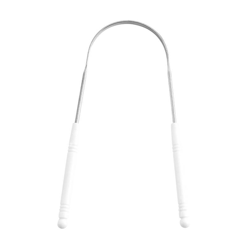 Скребок для языка и очиститель из нержавеющей стали - Инструмент для чистки полости рта