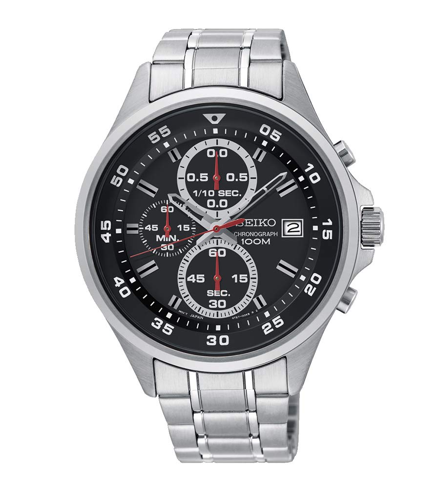 Seiko SKS627 Серебряный японский хронограф модные часы из нержавеющей стали