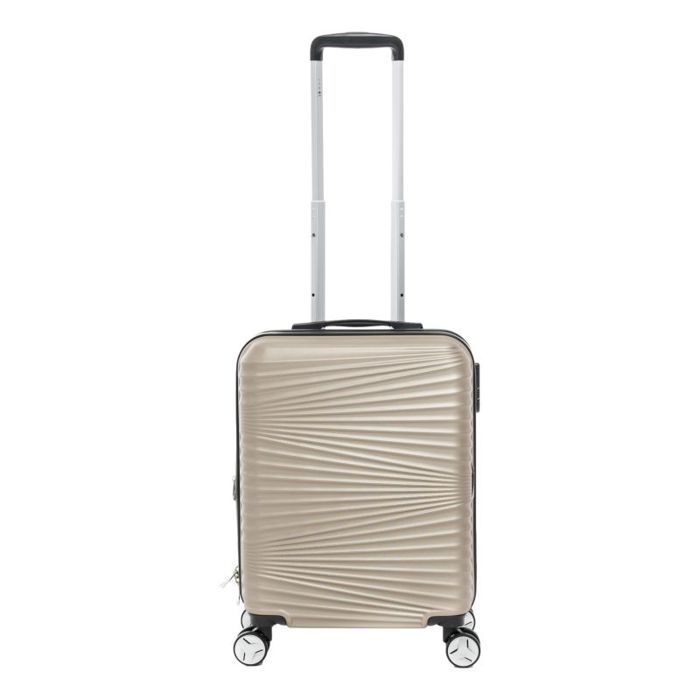 Lot de 2 Valises extensibles rigides + 30% de volume + Vanity - Lys Paris 323/3 - Rose Gold