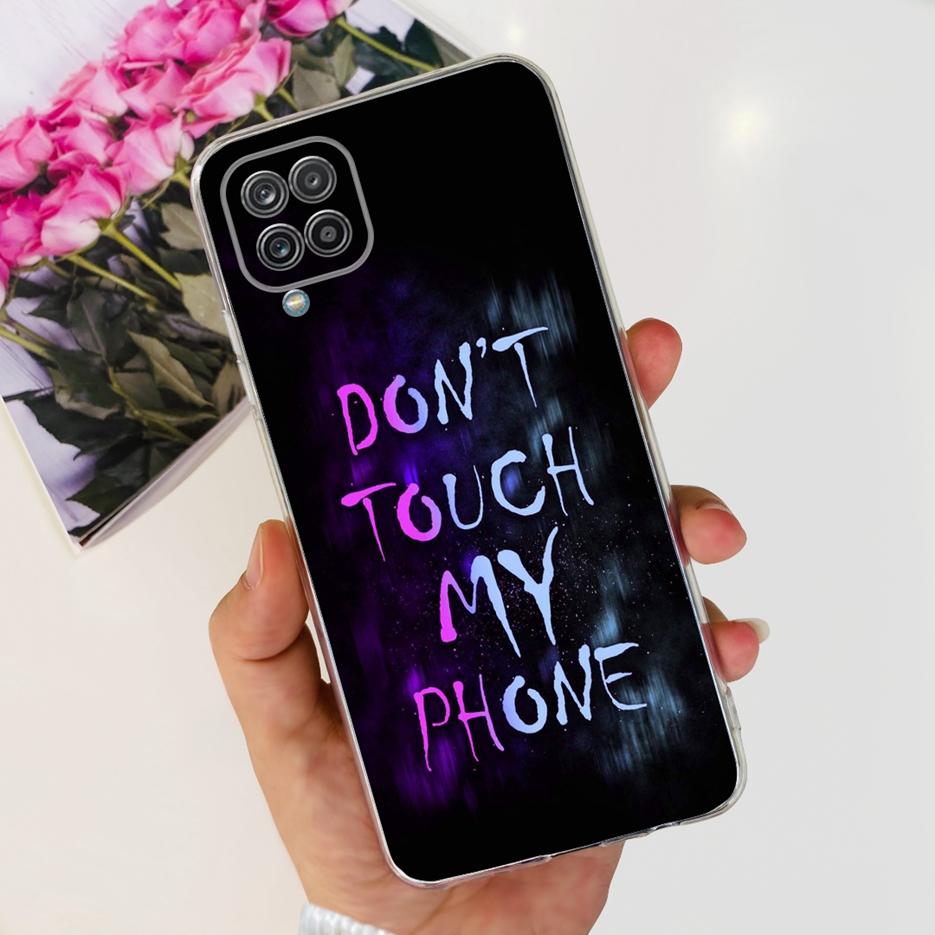 Чехол для Samsung Galaxy A12 F12 M12 Модный Расписной Чехол Прозрачные Силиконовые Чехлы для Телефона Для Samsung A12 M 12 Galaxy M12 Мягкие Fundas