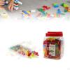 180 Pieces Colorful Shape Blocks for Educational Activities And Creative Play