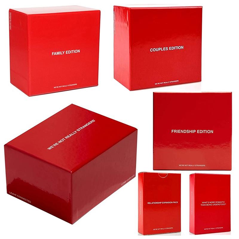 Мы не совсем незнакомцы. Издание для дружбы. Карточная игра. Интерактивная карточная игра для взрослых и игра для знакомства.