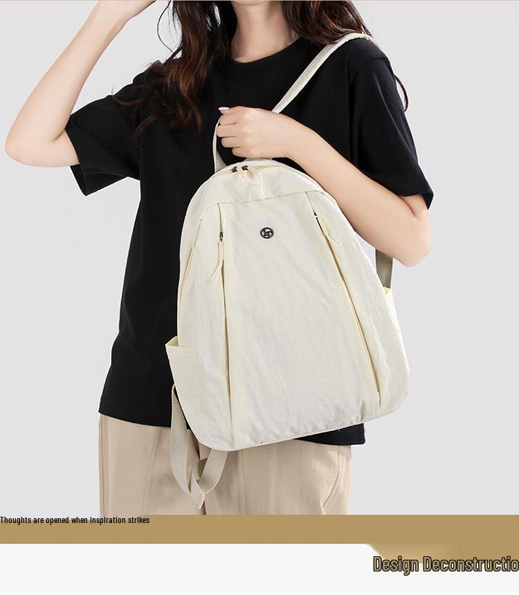 Женский легкий мини-рюкзак конфетного цвета: Большая вместимость для путешествий, походов или школы - Повседневное ношение на плече или через плечо