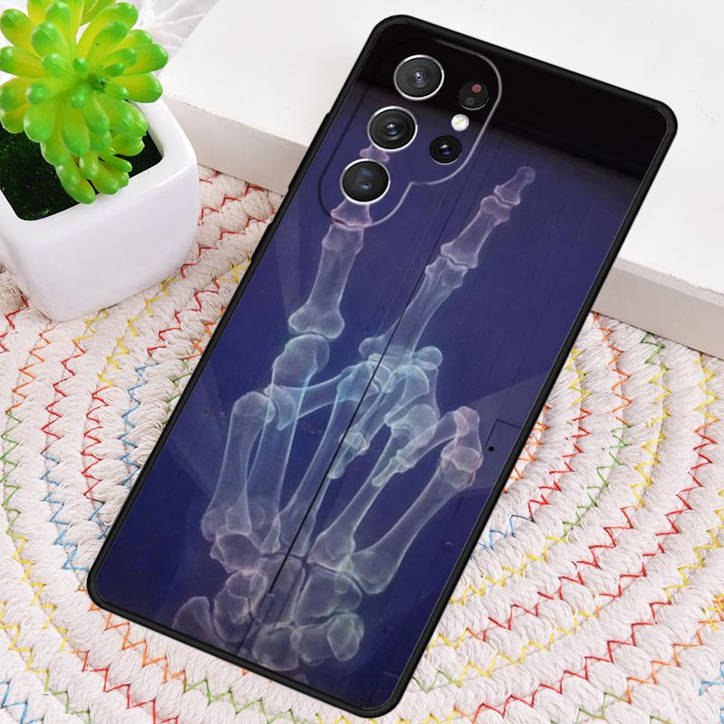 Чехол для телефона из ТПУ с изображением костей руки Рентген для Samsung Galaxy note 10 pro S26 S25 S24 S23 S22 Ultra Plus S21 FE S20 Ударопрочный чехол