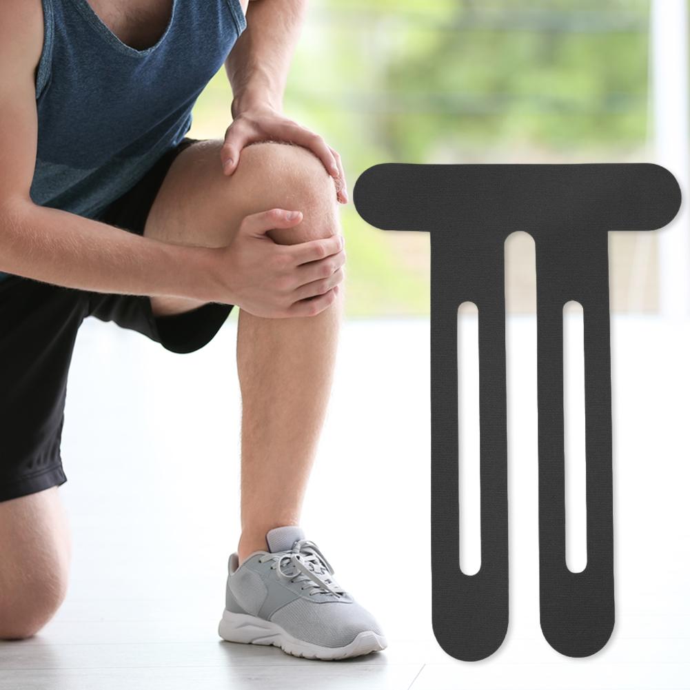 1-5 Комплектов Предварительно нарезанная Кинезиологическая лента Эластичная Коленная Спортивная лента Дышащие Спортивные Защитные Пластыри для Предотвращения Травм