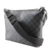Louis Vuitton Mick PM Shoulder Bag N41211 Black Damier Grafitto Canvas Mens Used