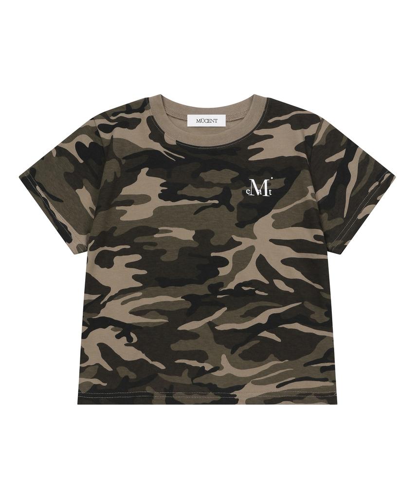 MUCENT Tinker Bag Round Logo Camo Short Sleeve T-Shirt Unisex