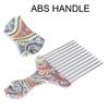 2PCS Professional Grade Hair Pick Combs Stainless Steel Wide Tooth Comb  Curly Hair