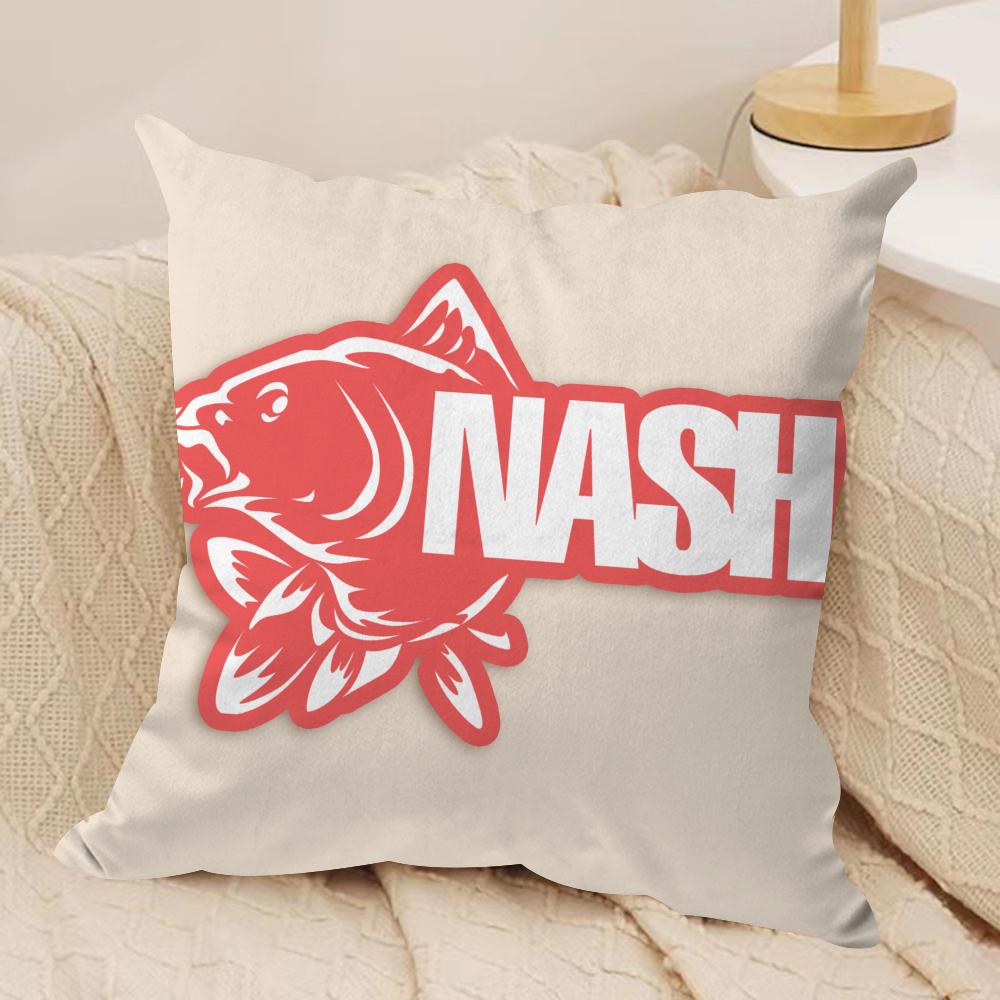 Fashion Brand NNAshS Fish Cushion Cover Short plush Doublesided Print Square Throw Pillow Covers Sofa Home Cushion Decor