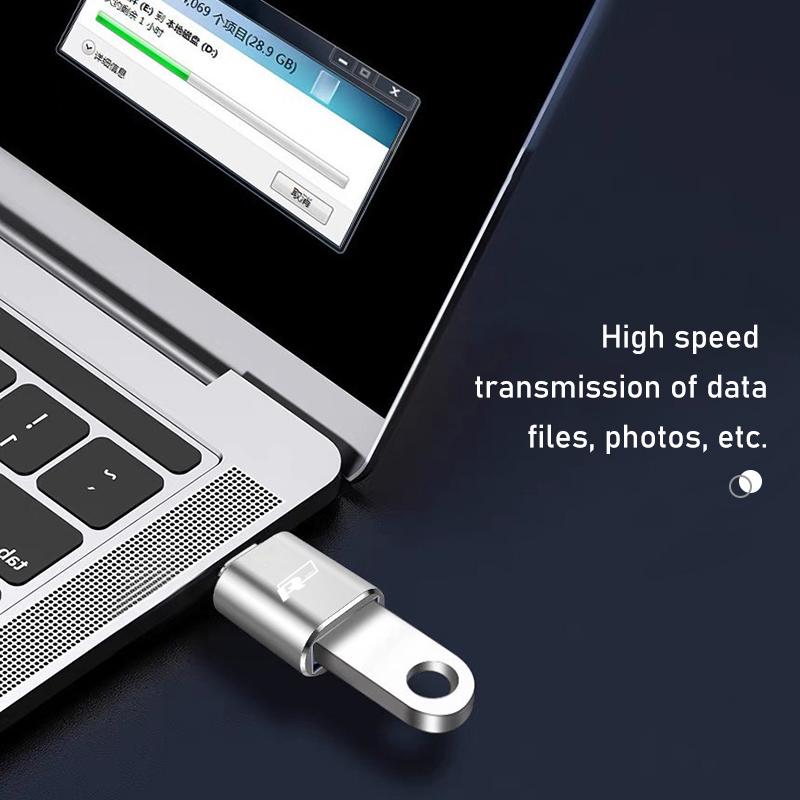 Car Type-C To USB 3.0 Interface Converter Charging Adapter For VW GTI Atlas Jetta Touareg Variant Golf Polo Taos Nivus Passat Ti BDH1