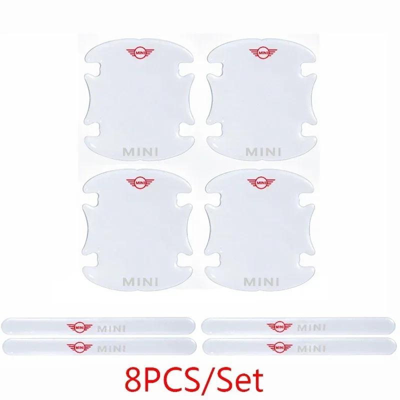Car Door Handle Bowl Transparent Sticker Strips for Mini Cooper R55 R56 R57 R58 R59 R61 F55 F56 F54 F57 F60 CLUBMAN COUNTRYMAN