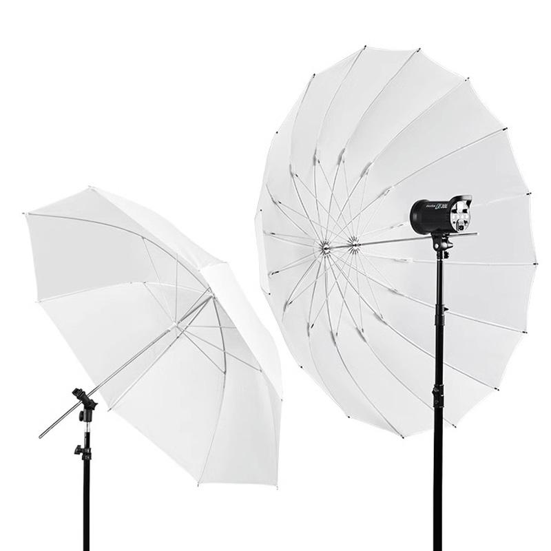 2 шт. профессиональный 33-дюймовый 84 см белый полупрозрачный мягкий зонт для фотостудии со вспышкой