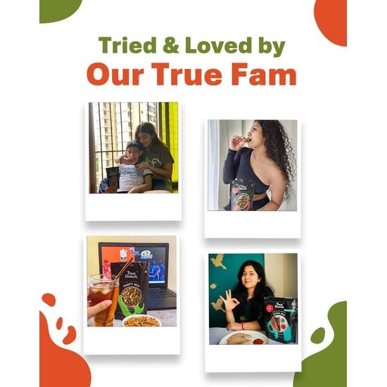 True Elements Овсяные хлопья - 100% цельное зерно | Диетическое питание | Хлопья на завтрак | Суперэкономная упаковка овсяных хлопьев | Высокое содержание клетчатки | Крупные овсяные хлопья 1 кг (Упаковка из 2 шт.)