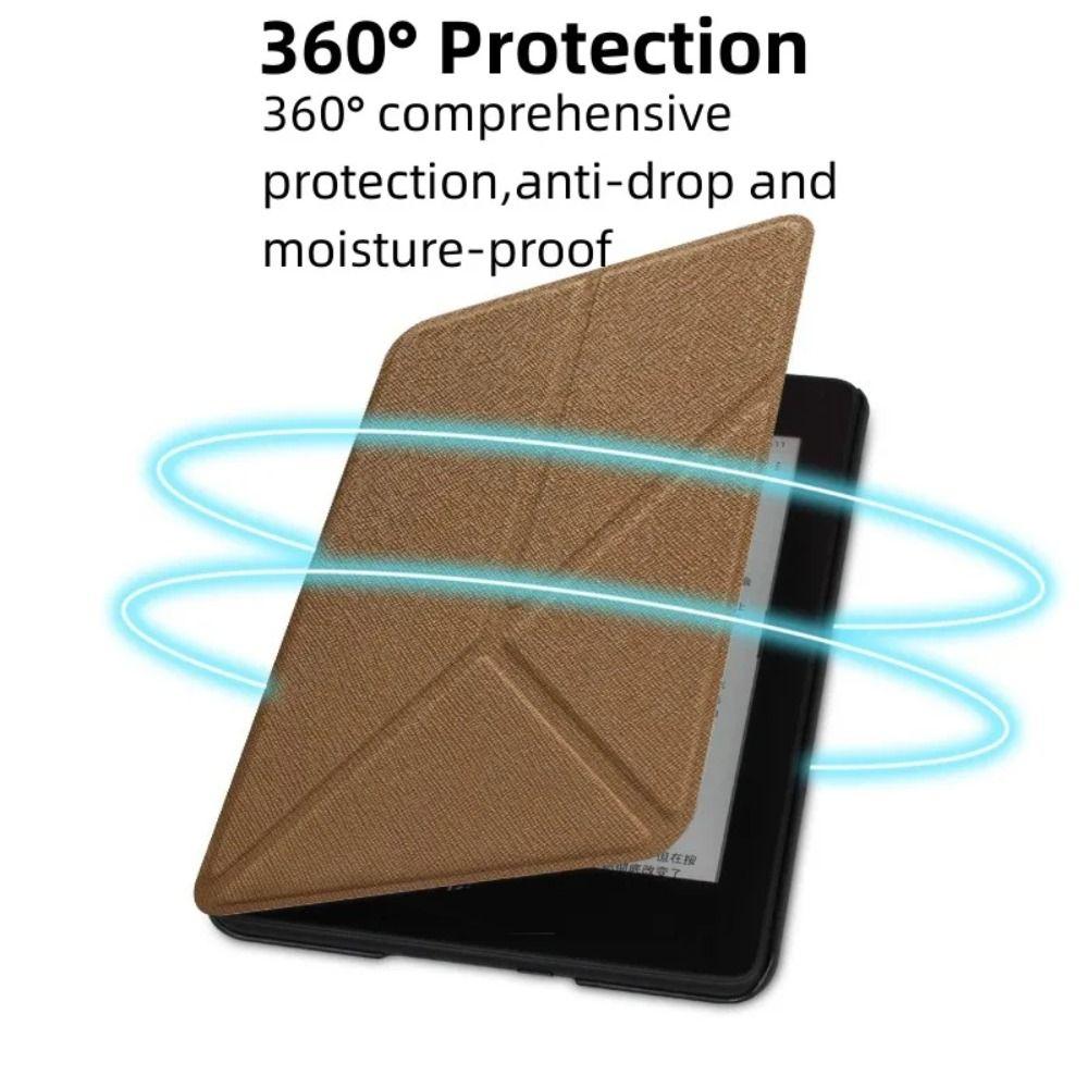6 Inch E-Reader Case Anti-fall Protective Shell Premium Folio Cover for Kindle 3 Keyboard D00901