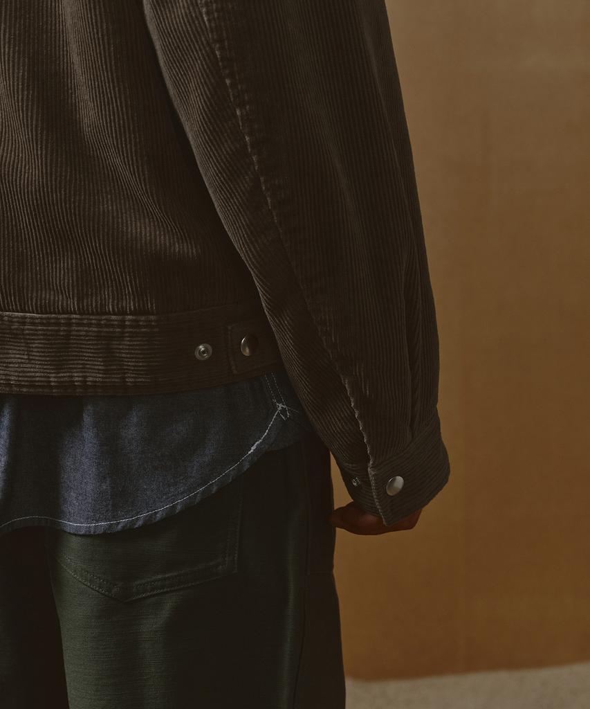 Musinsa Standard 8W Corduroy Work Jacket [Taupe Beige]