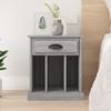 VidaXL Bedside Table Sonoma Grey 43x36x50 Cm 816356