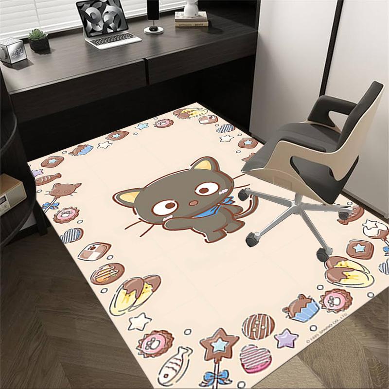 1PC cat cookie Anti-slip carpet, suitable for Office, bedroomand playrooms. It can also be used as a sofa footrest cover-R93