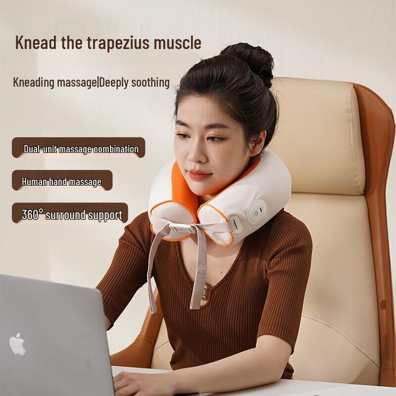 Hézhèng Portable U-shaped Neck Massager Pillow