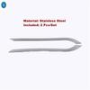 Front Rear Fog Lights Tail Eyelid Eyebrow Back Bottom Bumper Panel Cover Trim For Tesla Model Y  - 2024 Exterior Accessories
