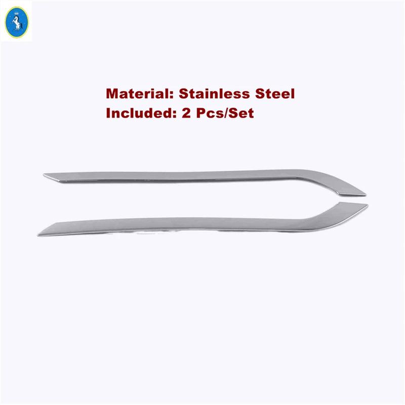 Front Rear Fog Lights Tail Eyelid Eyebrow Back Bottom Bumper Panel Cover Trim For Tesla Model Y - 2024 Exterior Accessories