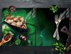 Glass protective plate for stove 2x45x52 Leaf