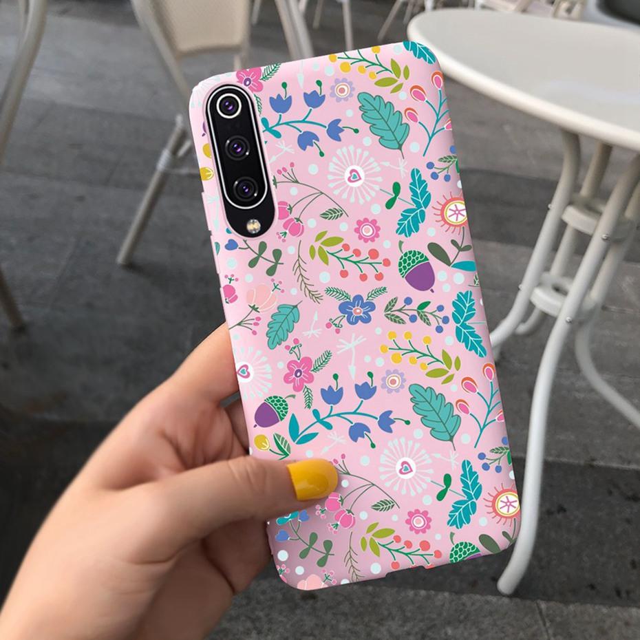 Phone Case For Xiaomi Mi 9 Lite Case Cute Silicone Back Cover For Xiaomi Mi 9 SE Mi9 9SE Mi9lite Phone Shell Soft TPU Bumper