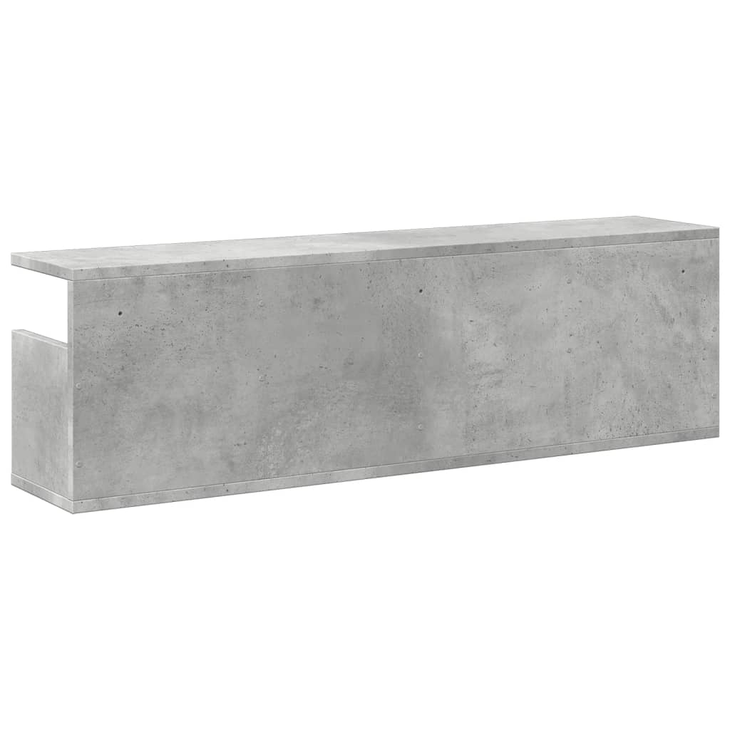 Vidaxl Półka Ścienna, 100X20X30 Cm, Szarość Betonu