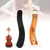Solid Wood Classical Style Violin Shoulder Rest for 4/4 3/4 Violin with Thickened Sponge, Height Adjustable Shoulder Rest