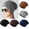 FAITOLAGI Men Women Fashion Knitted Hats Solid Color Soft Cotton Hip-hop Slouch Beanies