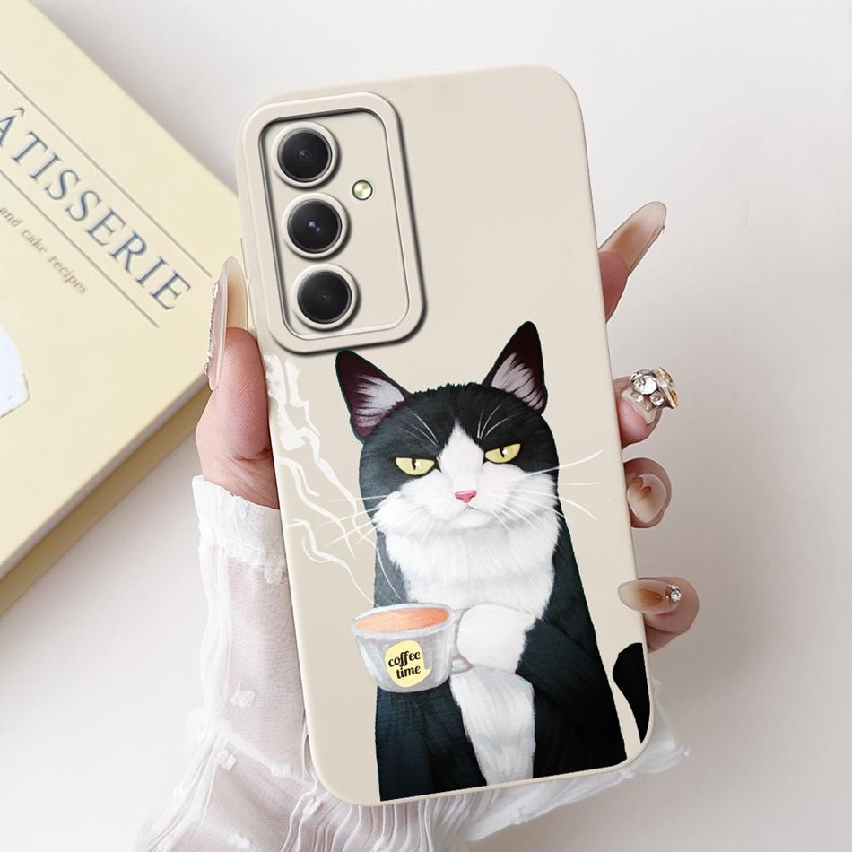 Для Samsung Galaxy C55 M55 F55 5G Милый Мультяшный Панда Кролик Мягкий Силиконовый Чехол Для Samsung C55 M55 F55 Ударопрочные Чехлы для Телефона