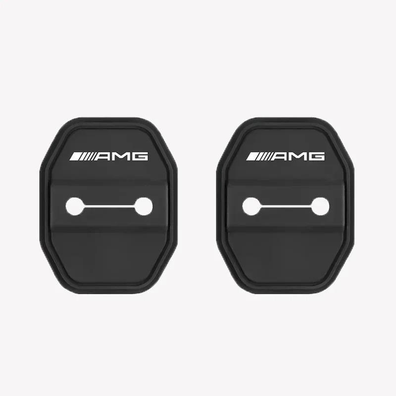 Car shock absorber pad Mercedes Benz AMG W204 W213 W205 W211 W176 W164 CLA Car door silicone lock buckle protective cover DN6