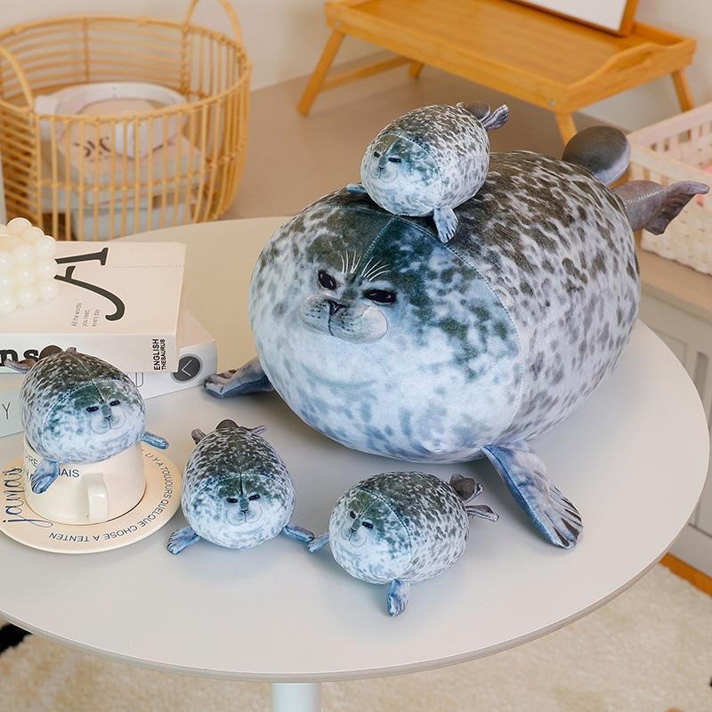 Мультяшная имитация тюленя кукла плюшевая игрушка аквариум тюлень морской лев кукла домашняя подушка детская кукла