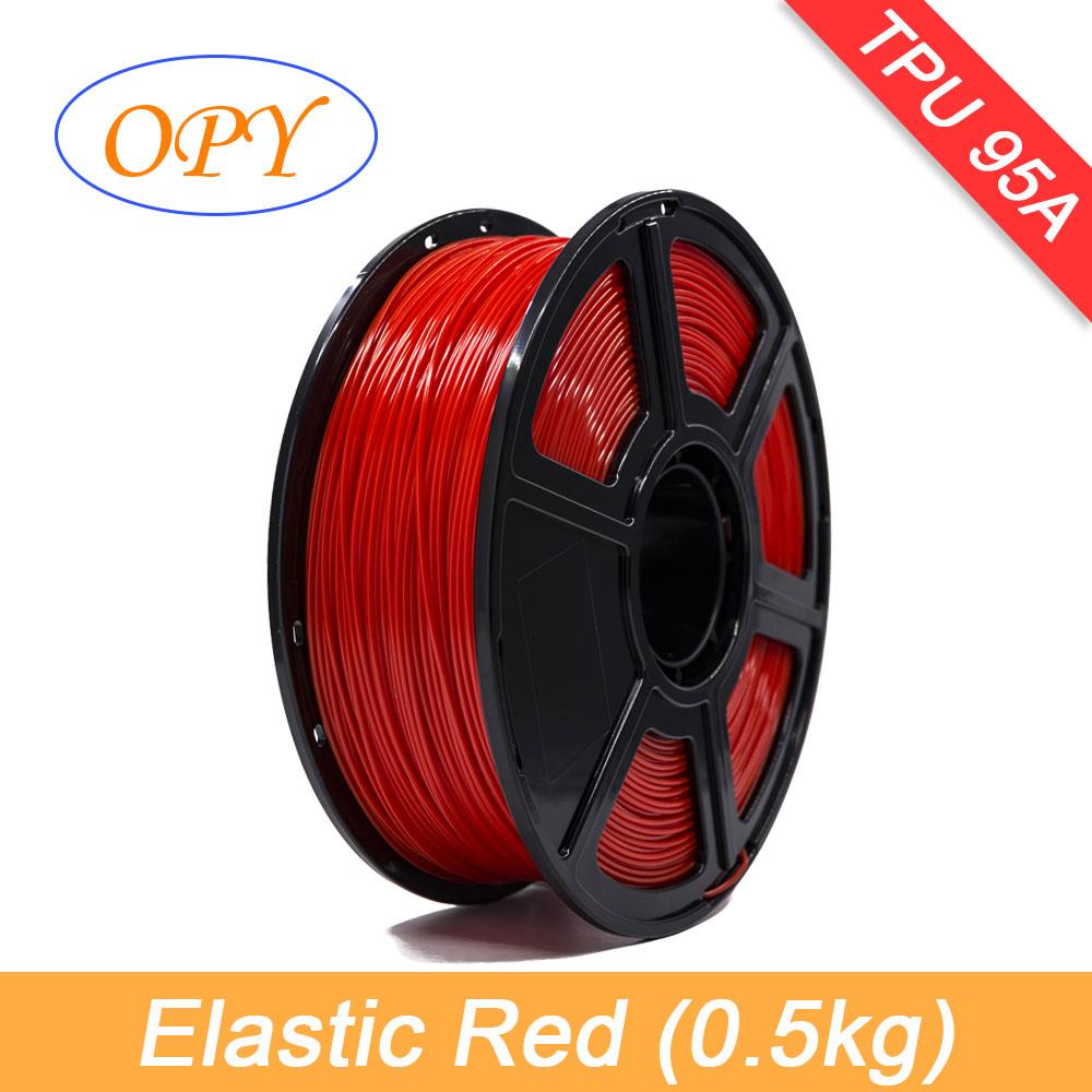 285 1kg 2.85 175 Silk Printing Soft TPU Filament 3D Printer Print Making Machine for Plastic Rods