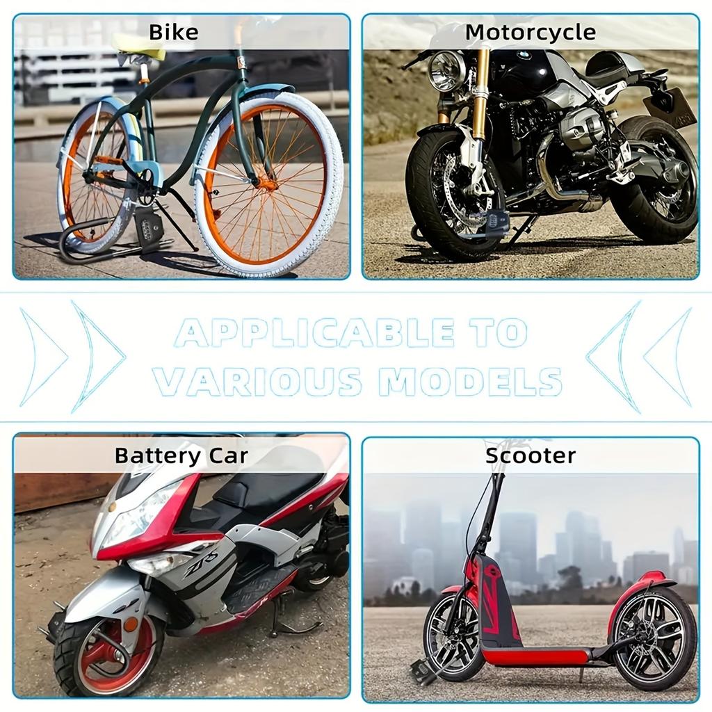 Велосипедный кодовый U-образный замок, Сверхпрочный U-образный замок с кодом Электросамокат Мотоцикл Металлический забор Дверь Защита от кражи