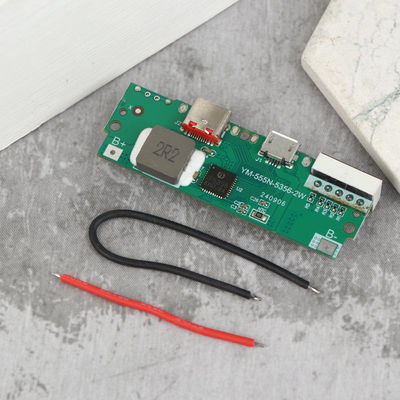 Модуль быстрой зарядки 22,5 Вт для DIY Power Bank PD QC VOOC 3,7 В Плата зарядки литиевой батареи Защита цепи со светодиодным дисплеем