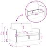 Storage Sofa in Dark Grey 122 x 78 x 87 cm Polyester