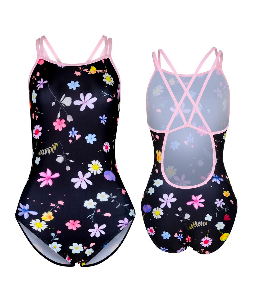 Женский слитный купальник Jeteseu с двойными бретелями через плечо Flora Mirage L9A0052
