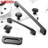 NAIERDI Black Cabinet Handles Long Furniture Handle American Style Kitchen Cupboard Pulls Drawer Knobs Hardware