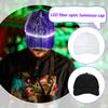 New Led Fiber Luminous Hat Bar Disco Luminous Baseball Cap Hip Hop Couple Flashing Hat