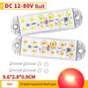 Car Strobe Warning Light 12 Led Grille Flashing Lightbar Signal Lamp 5 Colors Choose for Truck Police   Traffic Light 12V - 24V