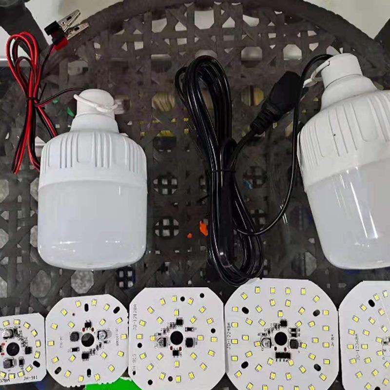 1 шт. 12 В низковольтная аккумуляторная лампа для ночного рынка с зажимом для провода 12 В низковольтная светодиодная лампа постоянного тока