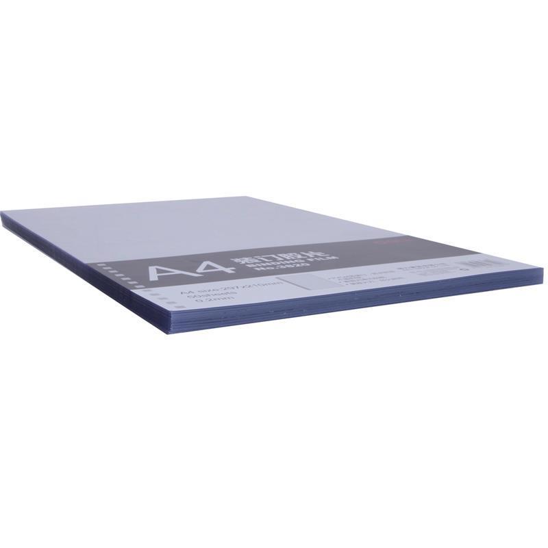 Deli 3820 A4 Clear PVC Binding Covers