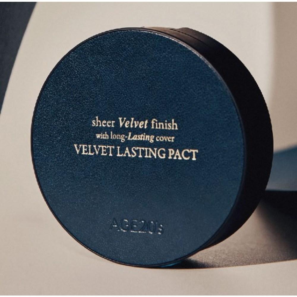 Age to Wenness Velvet Lasting Pact + набор сменных блоков, нет. 21 Светло-бежевый, 1 набор